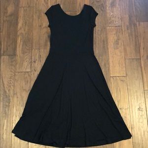 Long black dress
